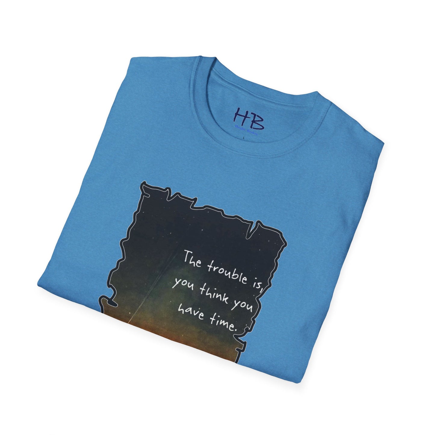 Embrace the Moment: The Time-Conscious Tee Shirt - Buddha