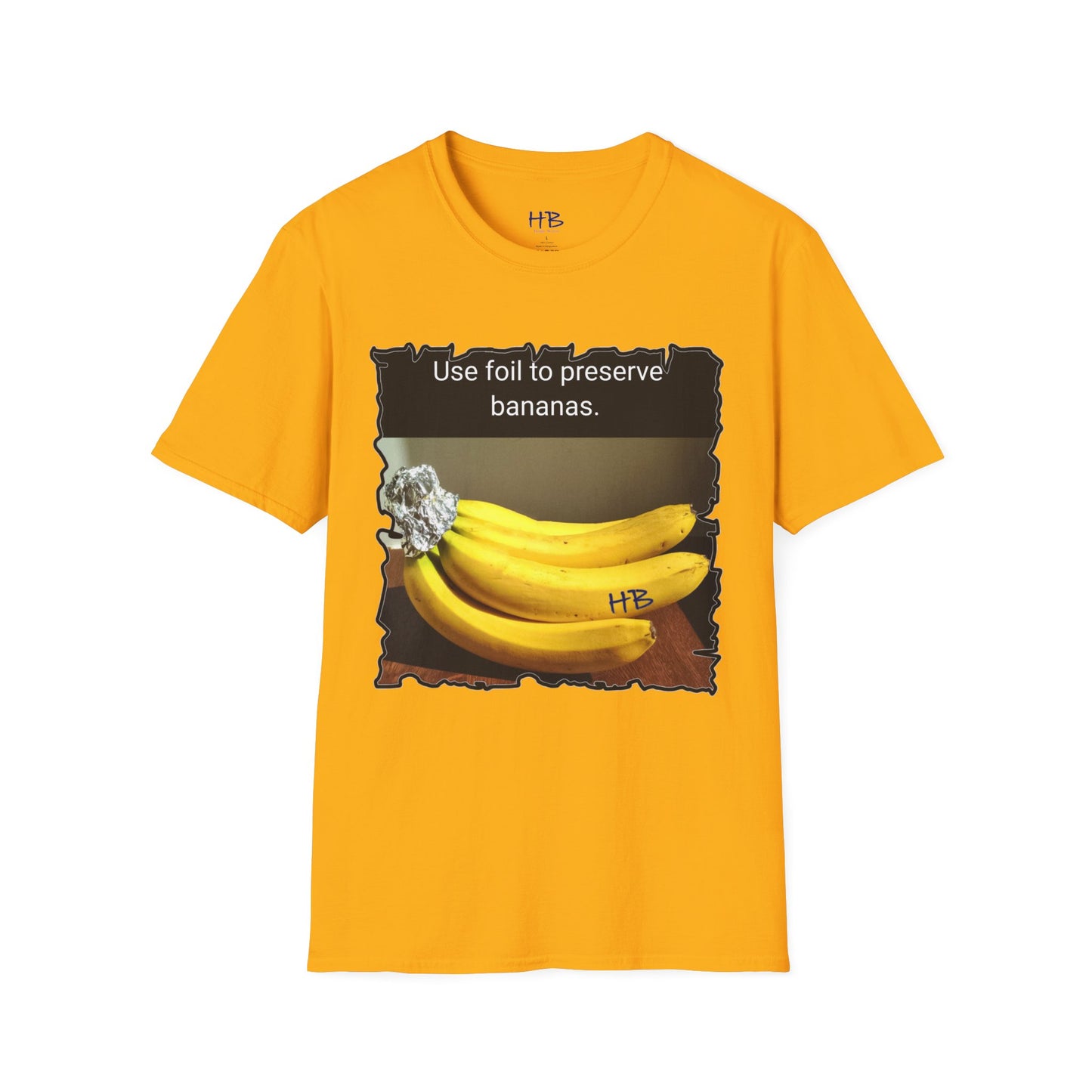 Use foil to preserve a banana