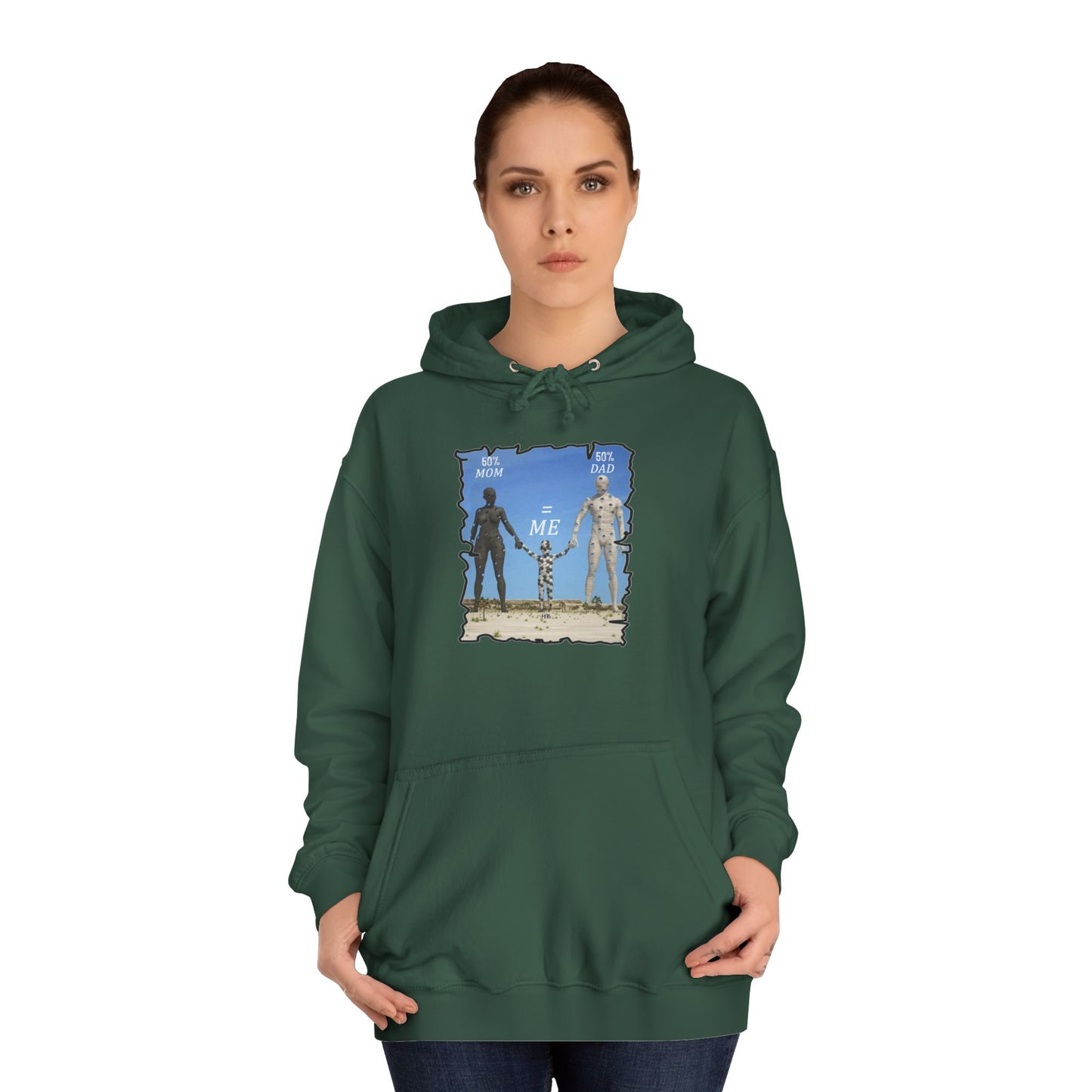Get Yours Now -- Genetic Family Equation Parental Puzzle (Hoodie - Cozy and Durable)