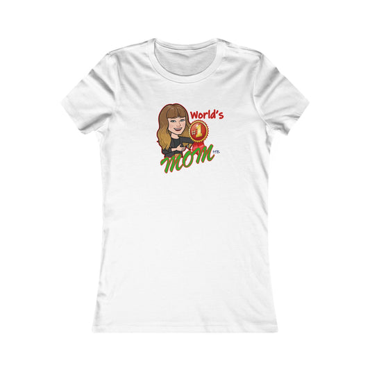 World's number #1 Mom (Women - Premium Cotton Tee)