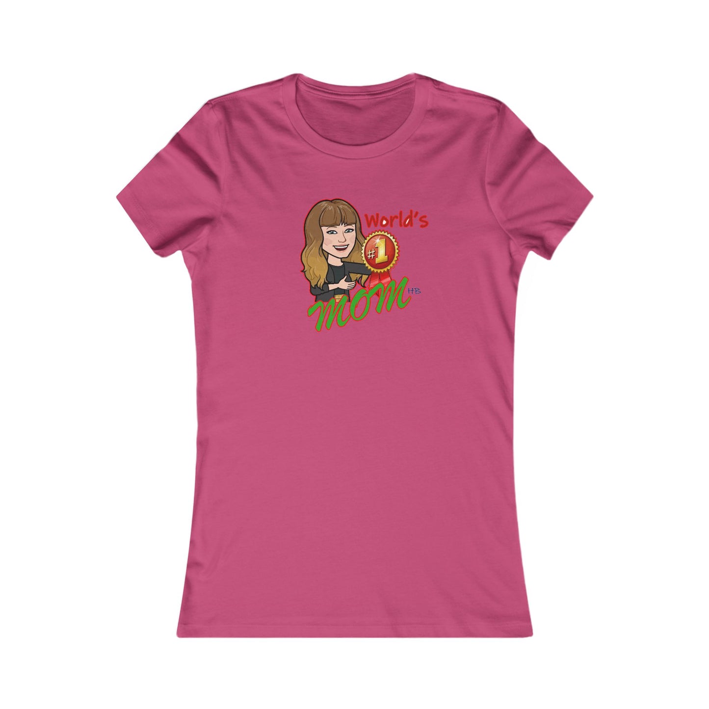 World's number #1 Mom (Women - Premium Cotton Tee)