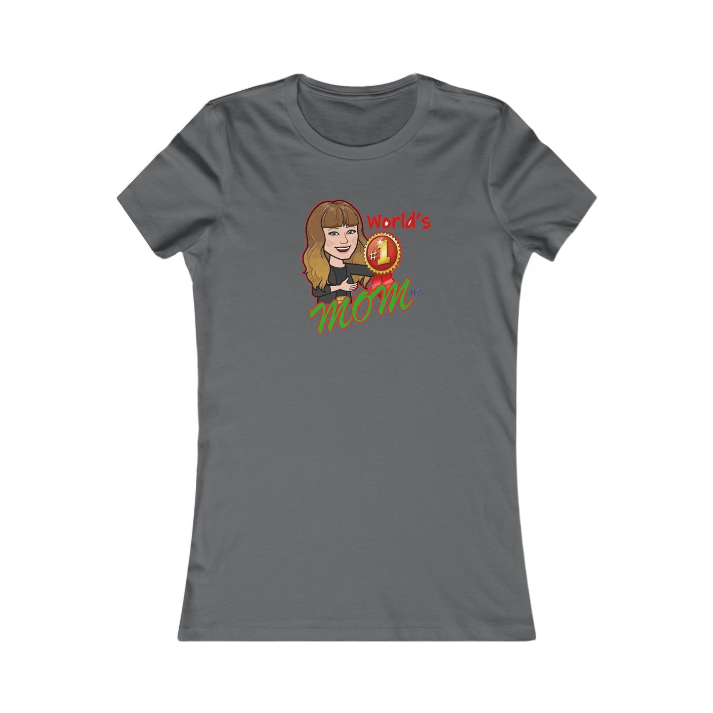 World's number #1 Mom (Women - Premium Cotton Tee)