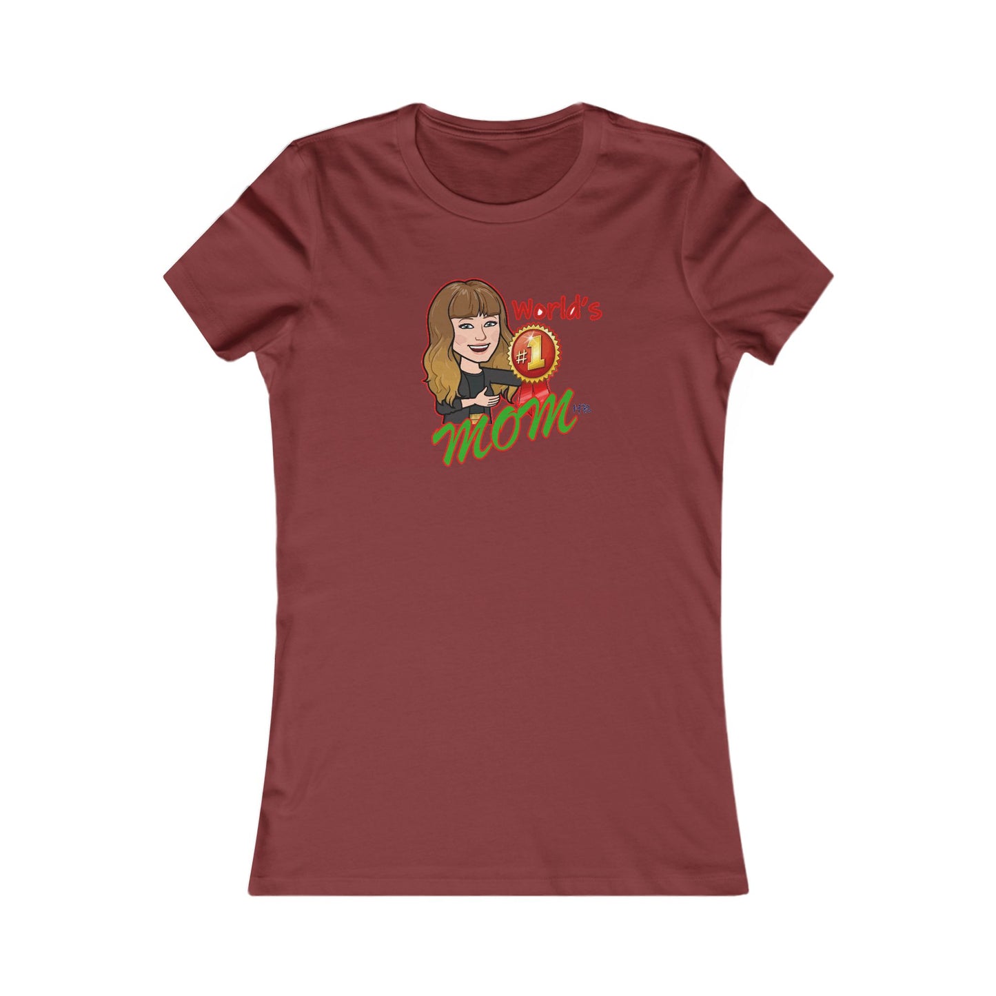 World's number #1 Mom (Women - Premium Cotton Tee)