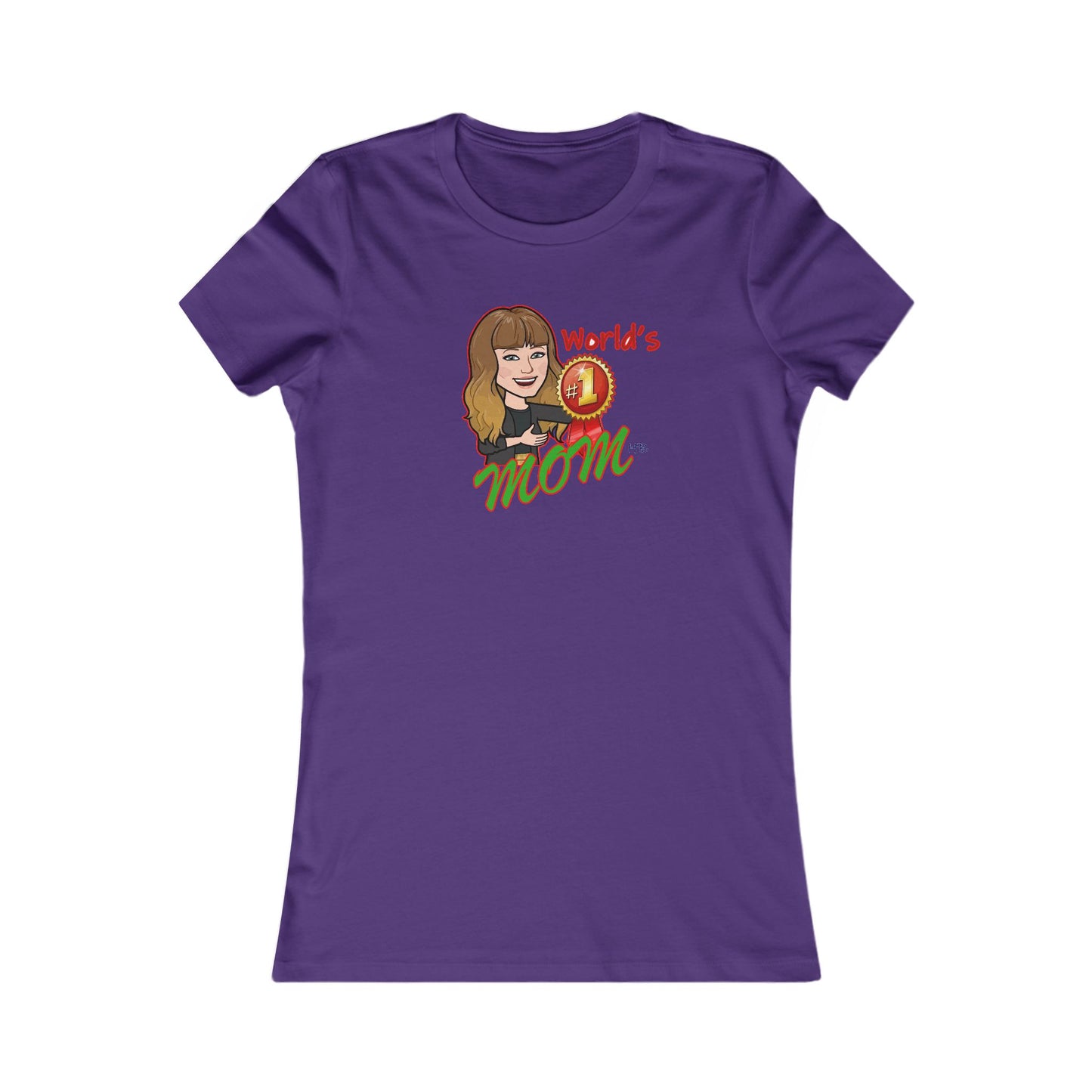 World's number #1 Mom (Women - Premium Cotton Tee)