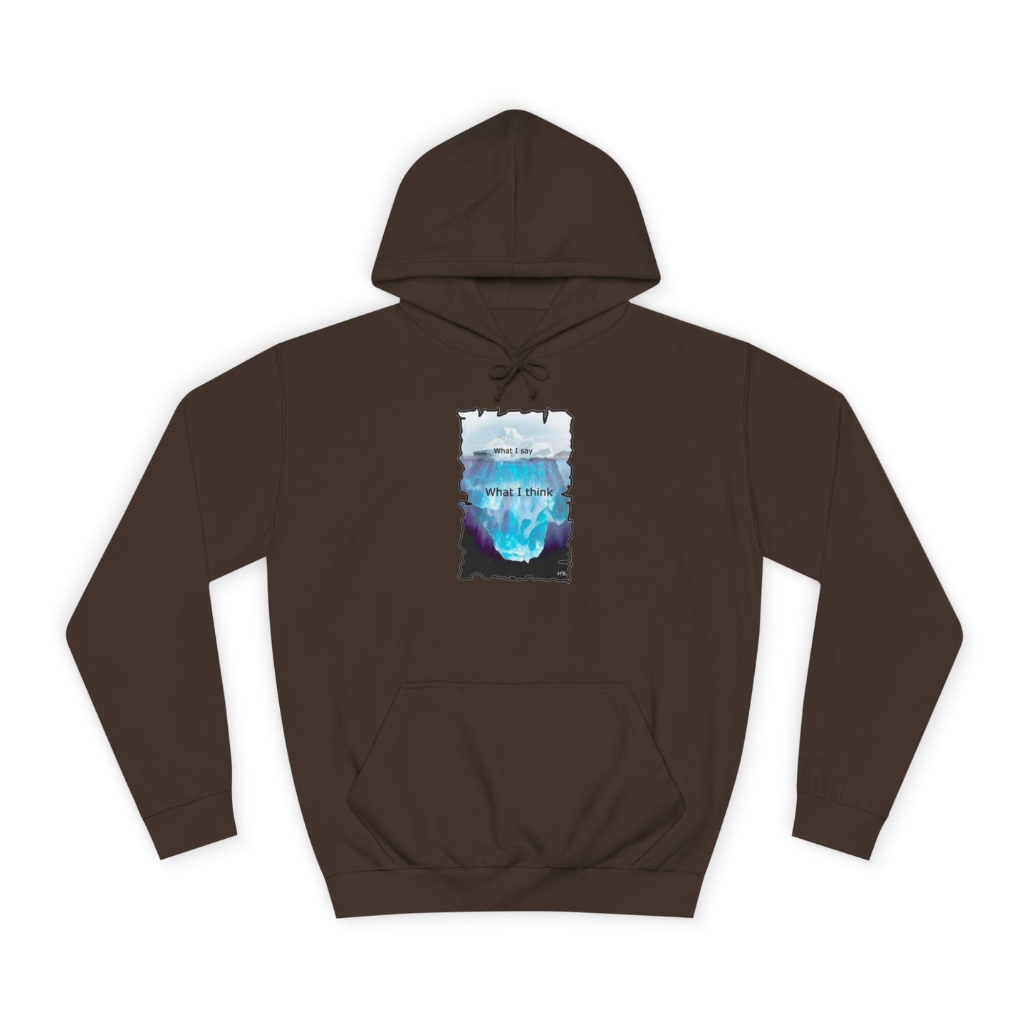 Below the Surface Veiled Verbalization (Hoodie - Cozy and Durable)
