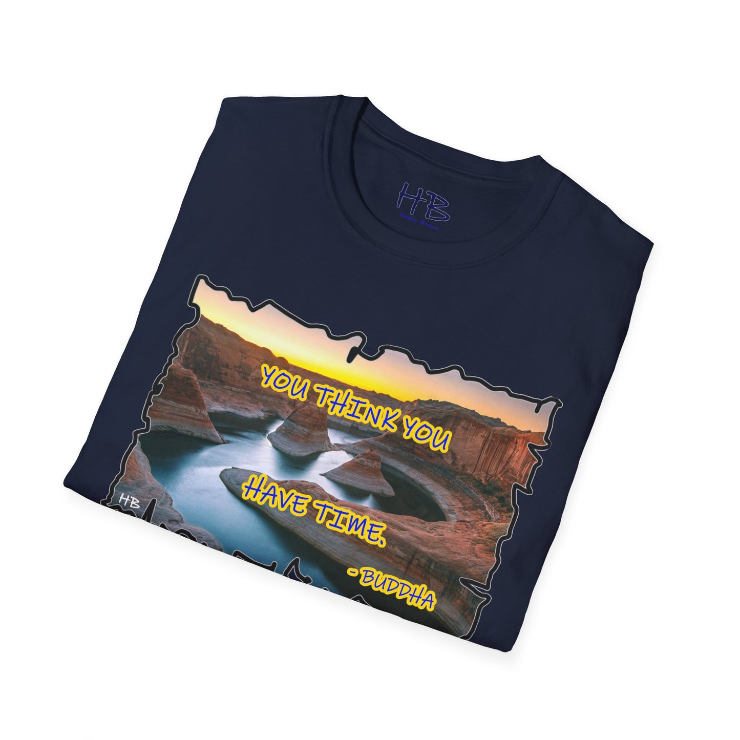 Buddha's Timeless Horizon Harmony; Philosophical Mirage Ethereal Lake Sunset Discourse 9