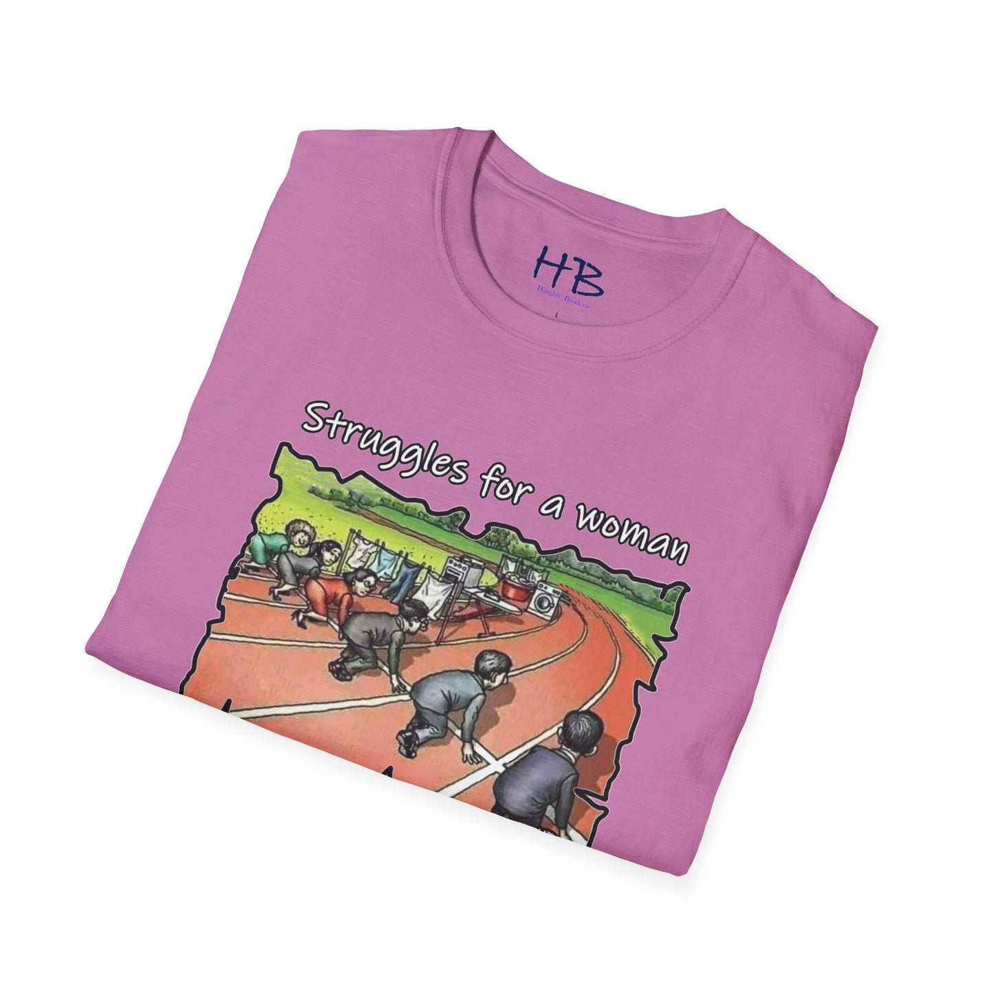 Empowerment in Motion Paving the Path; Championing Women's Journeys Equality in Every Stitch Struggling Silhouettes using A Feminist Allegory