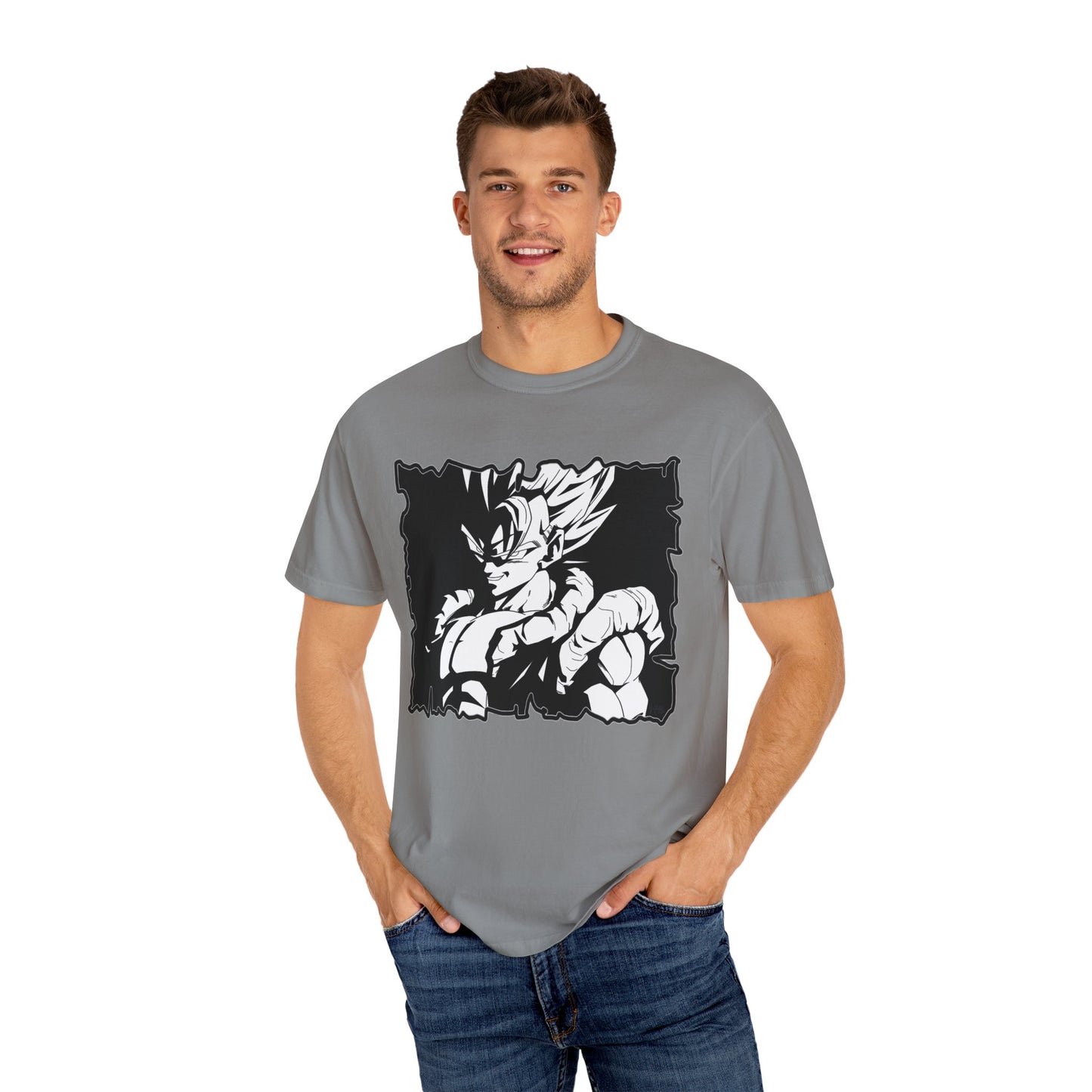 Ultimate Power Awakened Superhero anime in black and white