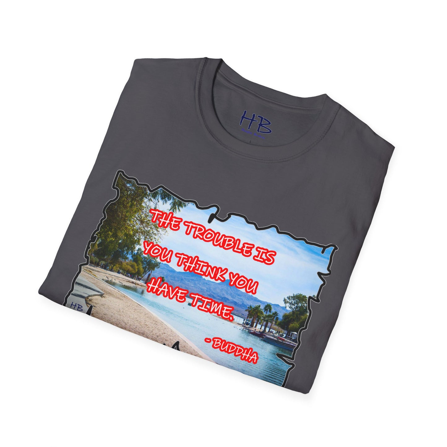 Buddha's Timeless Horizon Harmony; Philosophical Mirage Ethereal Lake Sunset Discourse 2