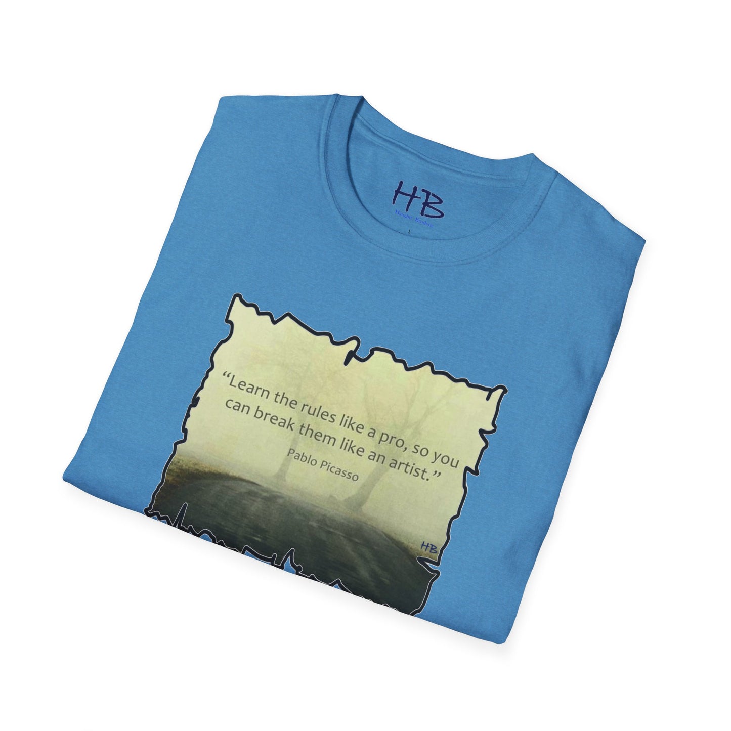 Picasso famous quote learn the rules like a pro