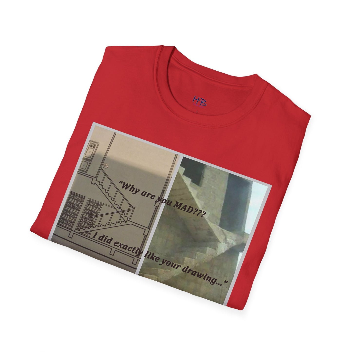 Comical Architectural Irony Stairs Sketch