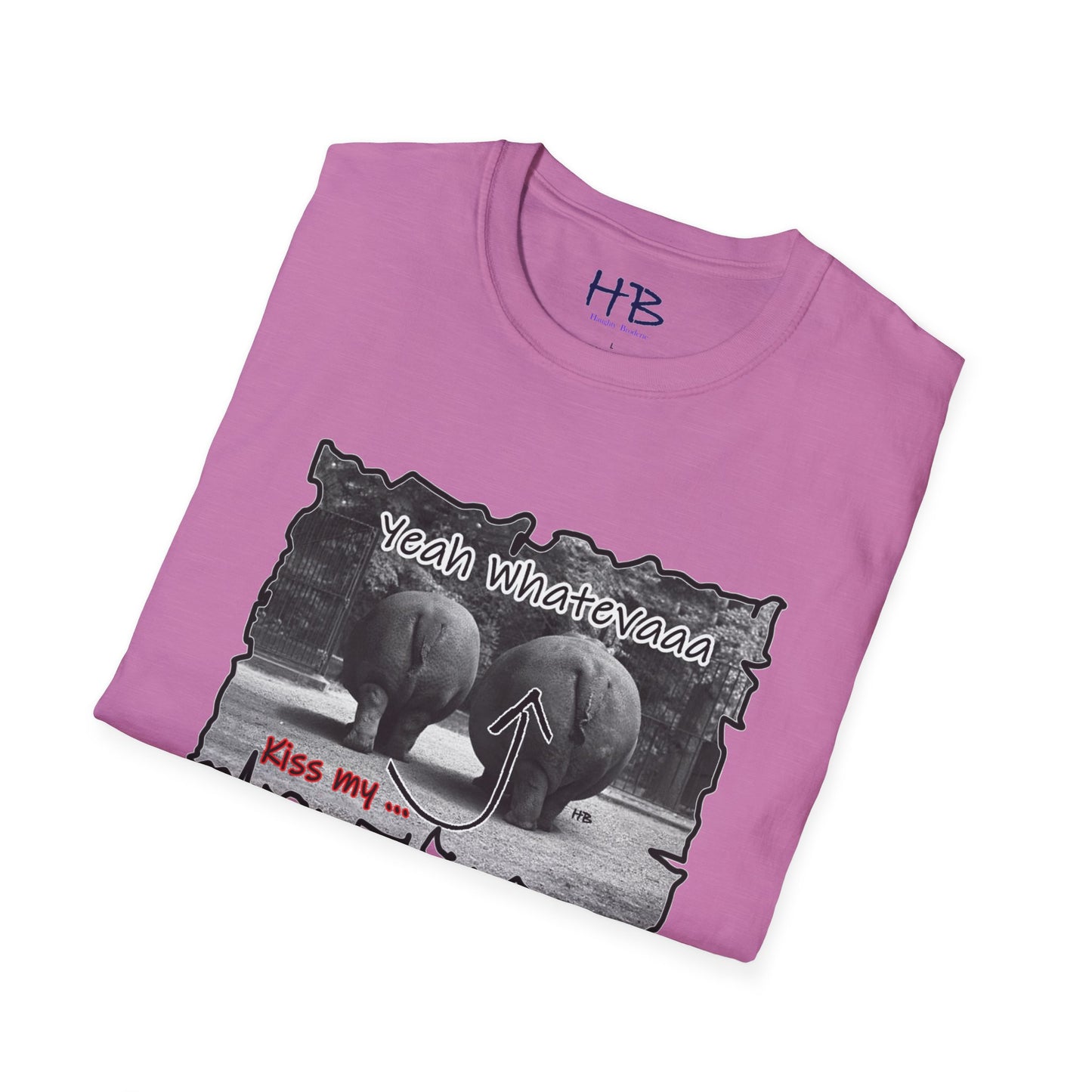 Humorous Whimsical Sarcastic Hippo Laugh-Inducing; Truth to be told to annoying people in your life