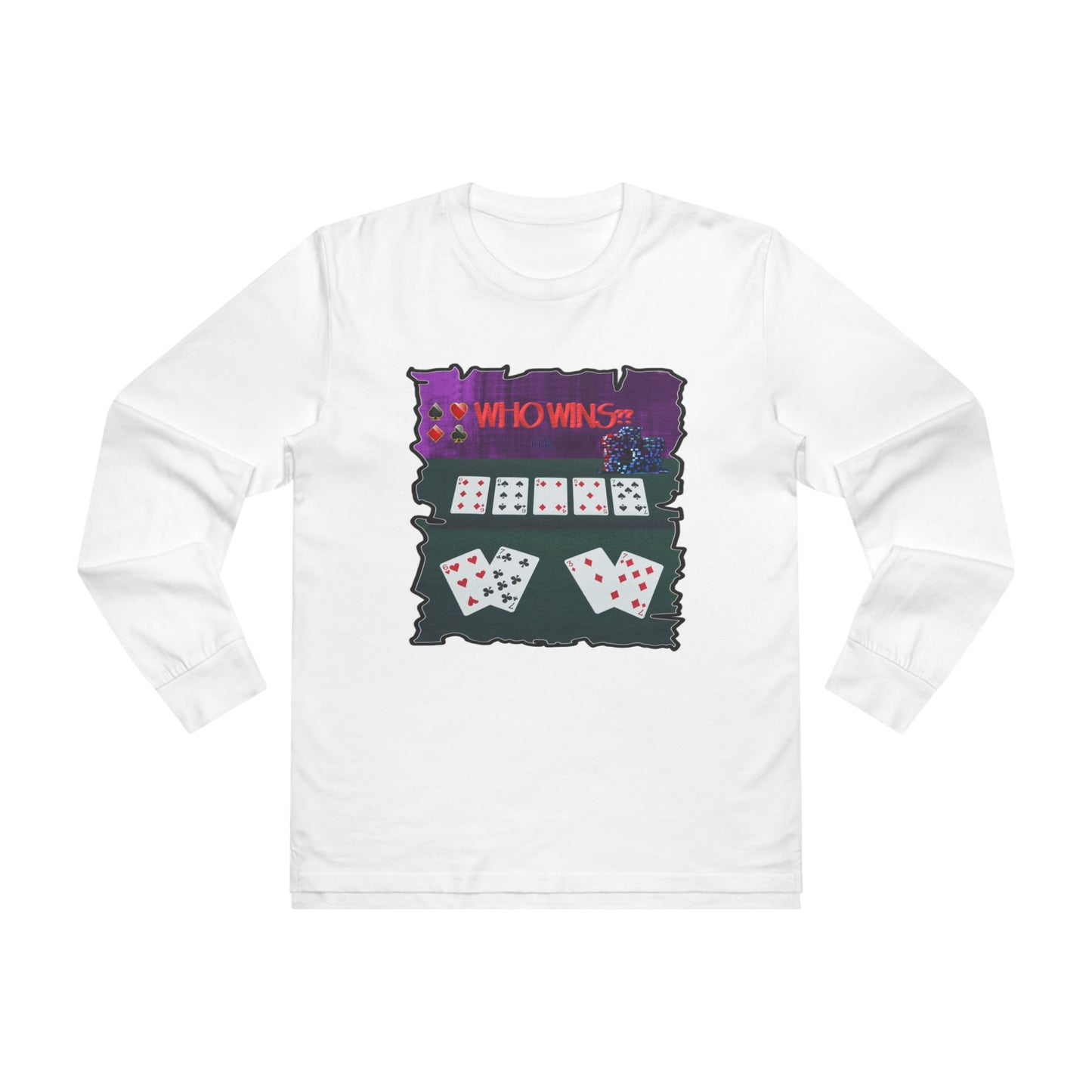 Get Yours Now -- Poker Face-off  Proclamation Challenge (Men's Base Longsleeve Tee - All-Season Wear)