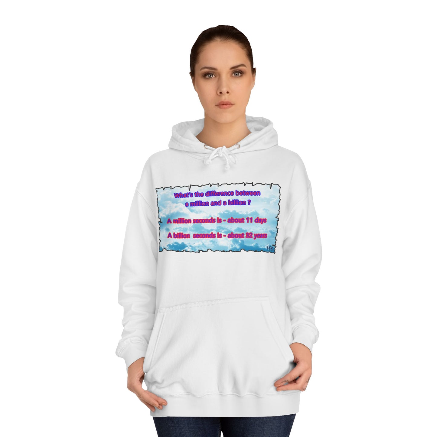 Get Yours Now -- Difference between million and billion calculated in seconds (Hoodie - Cozy and Durable)