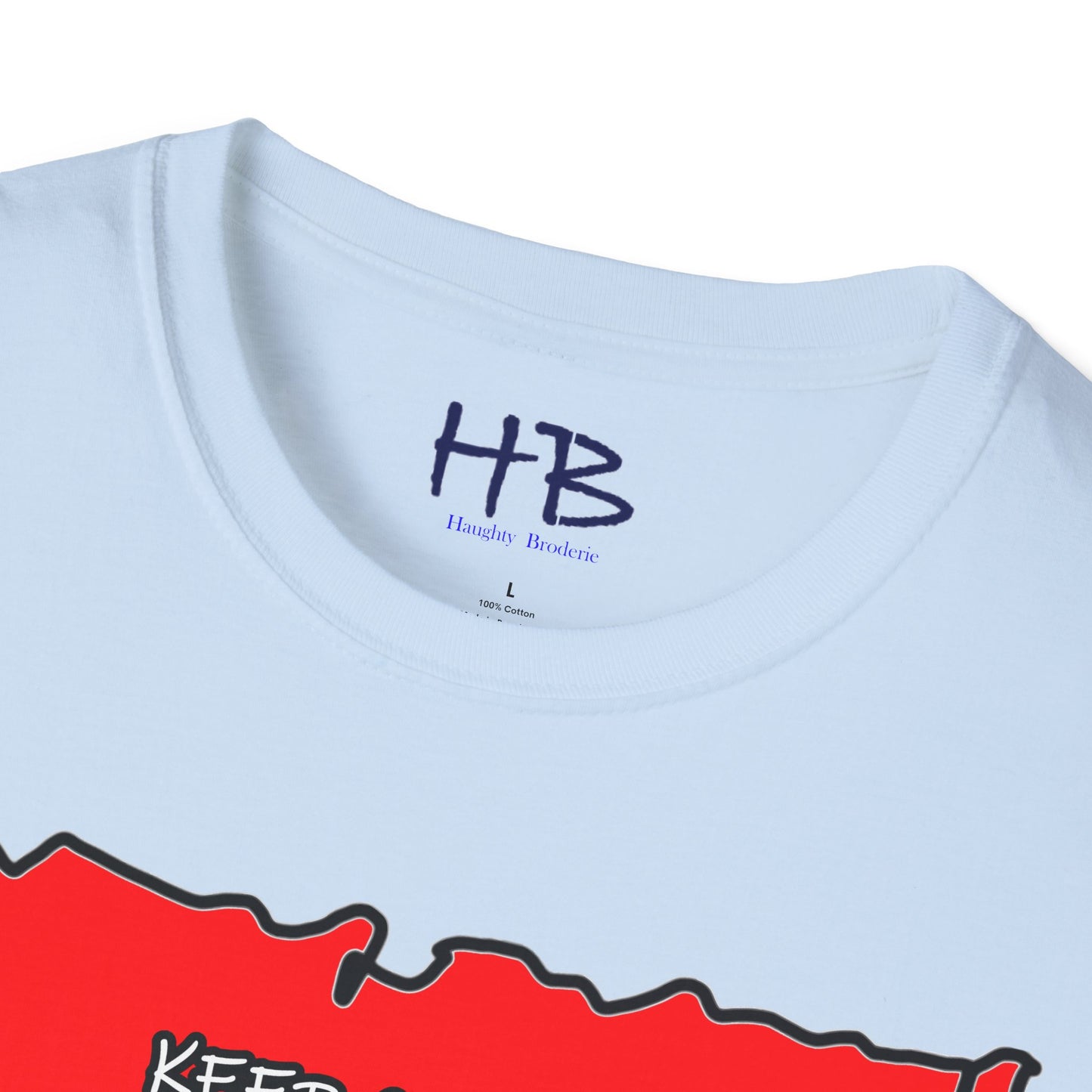 The Fearless Bold Red Attire with a Powerful Message; The 'NO' Declaration