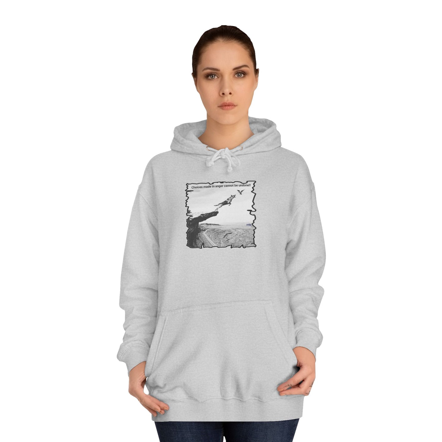 UnWise Woof Cliffhanger Choice Anger's Edge (Hoodie - Cozy and Durable)