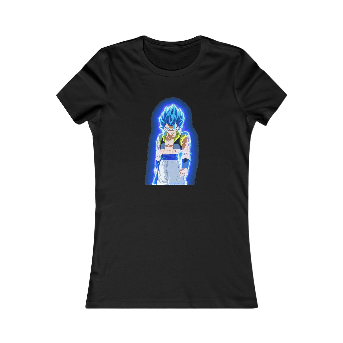 Superhero in Blue in max level (Women - Premium Cotton Tee)