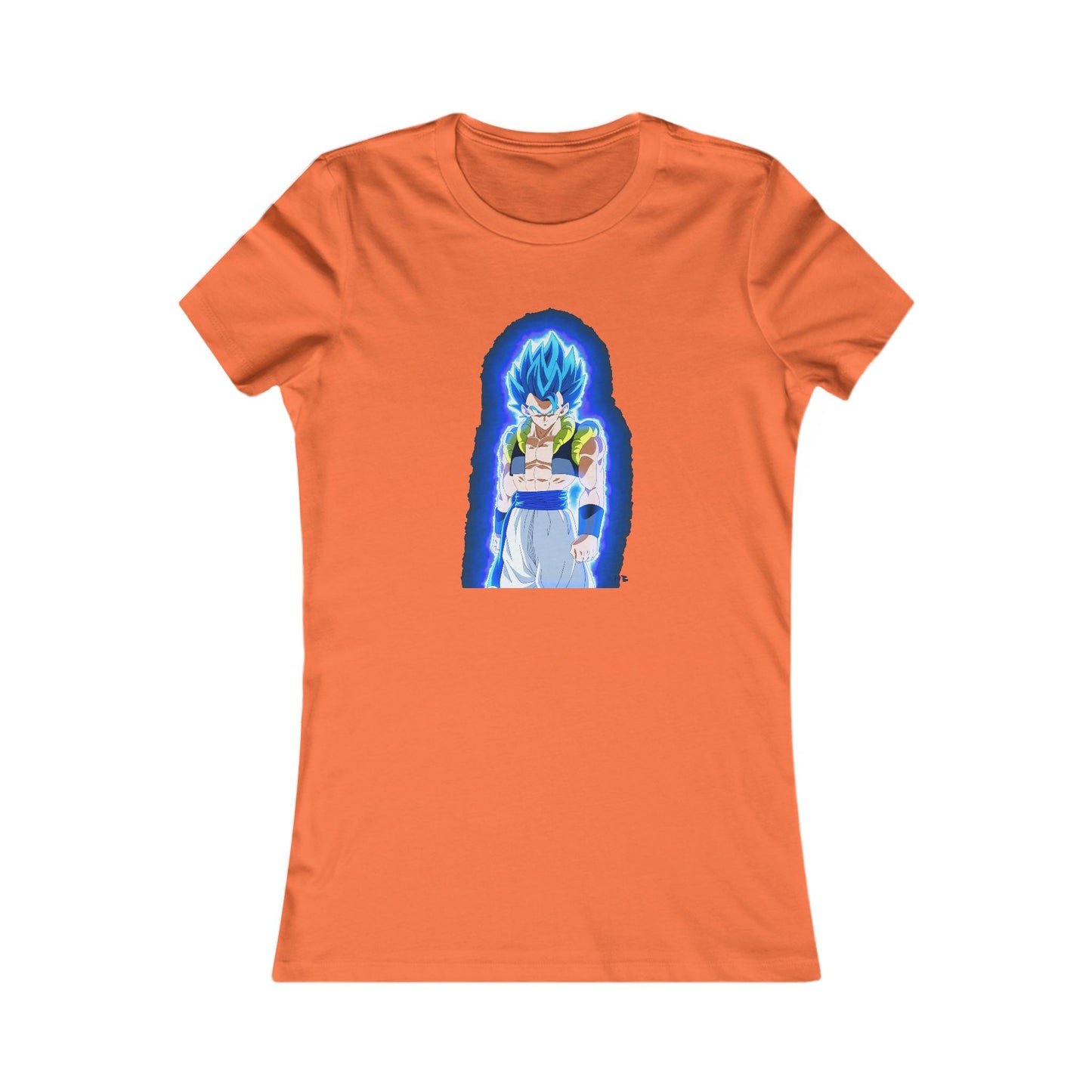 Superhero in Blue in max level (Women - Premium Cotton Tee)