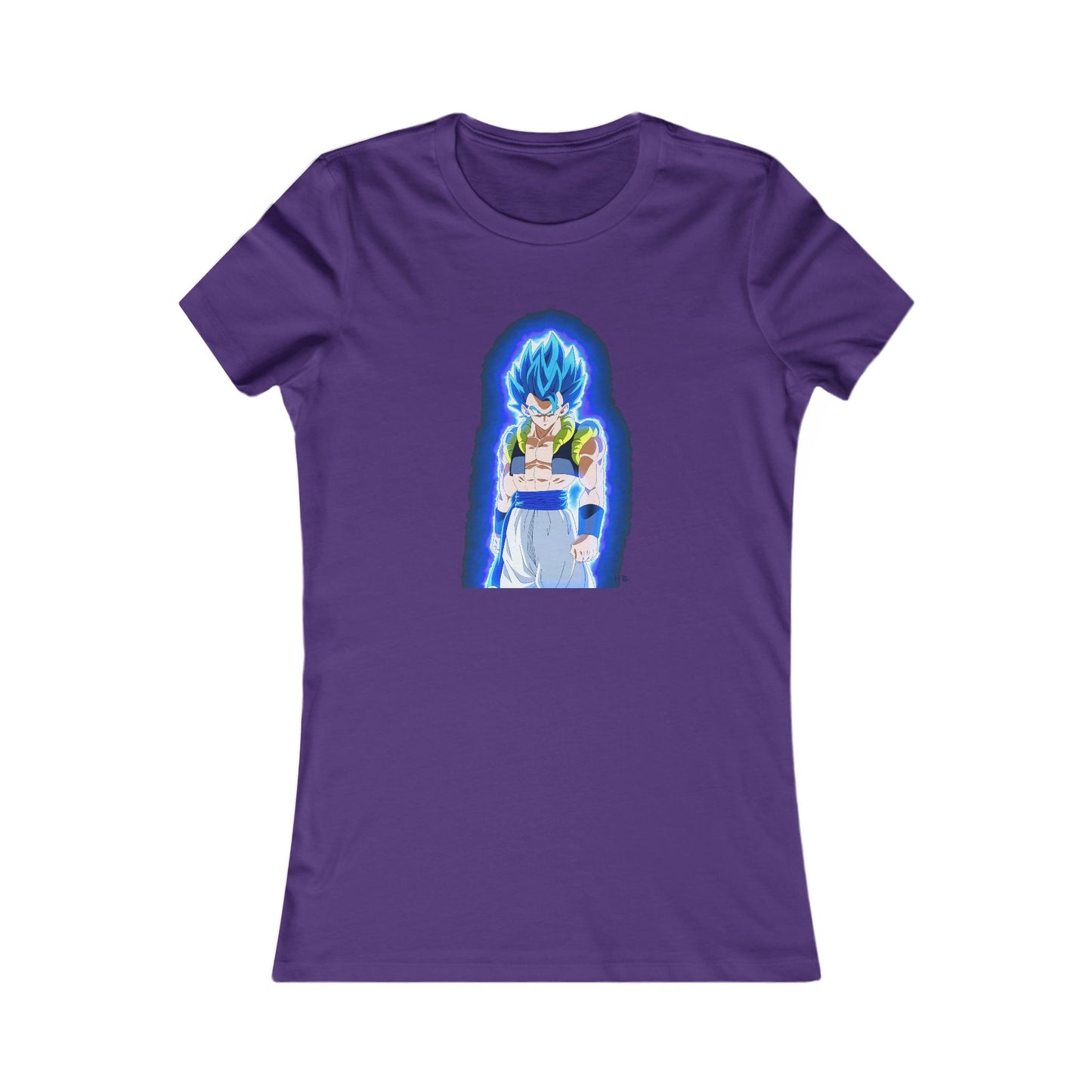 Superhero in Blue in max level (Women - Premium Cotton Tee)