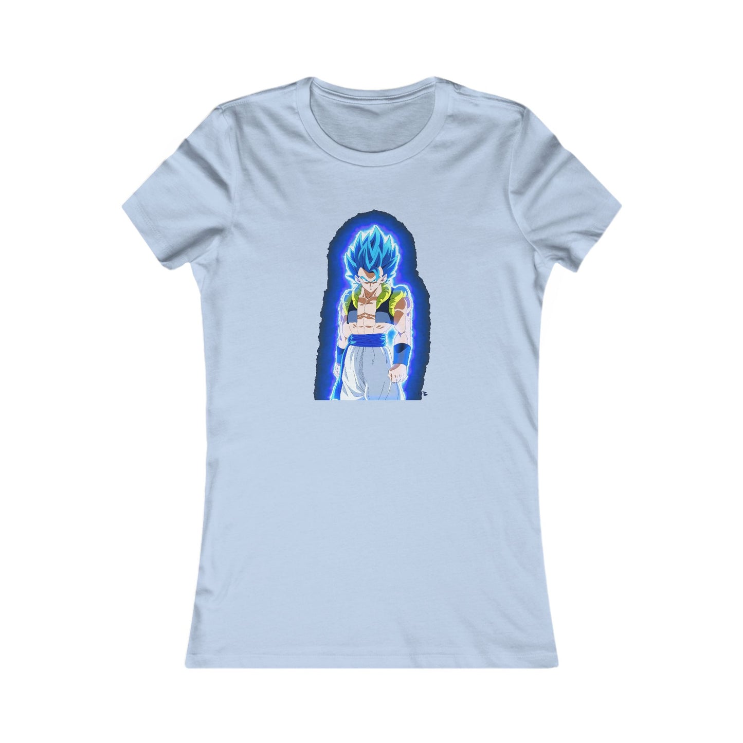 Superhero in Blue in max level (Women - Premium Cotton Tee)
