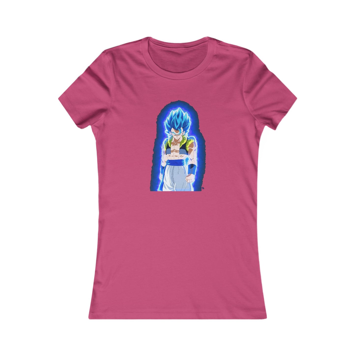 Superhero in Blue in max level (Women - Premium Cotton Tee)