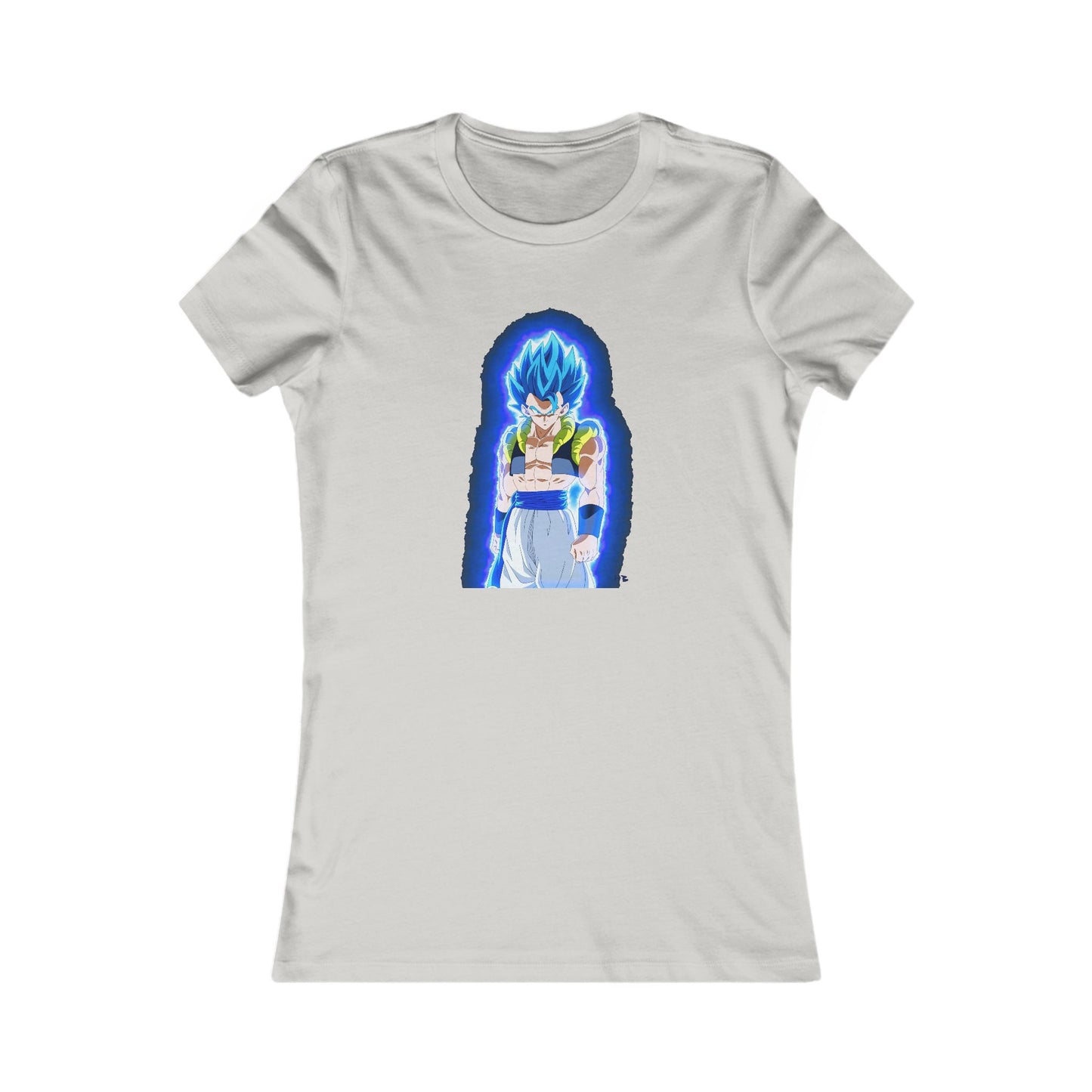 Superhero in Blue in max level (Women - Premium Cotton Tee)