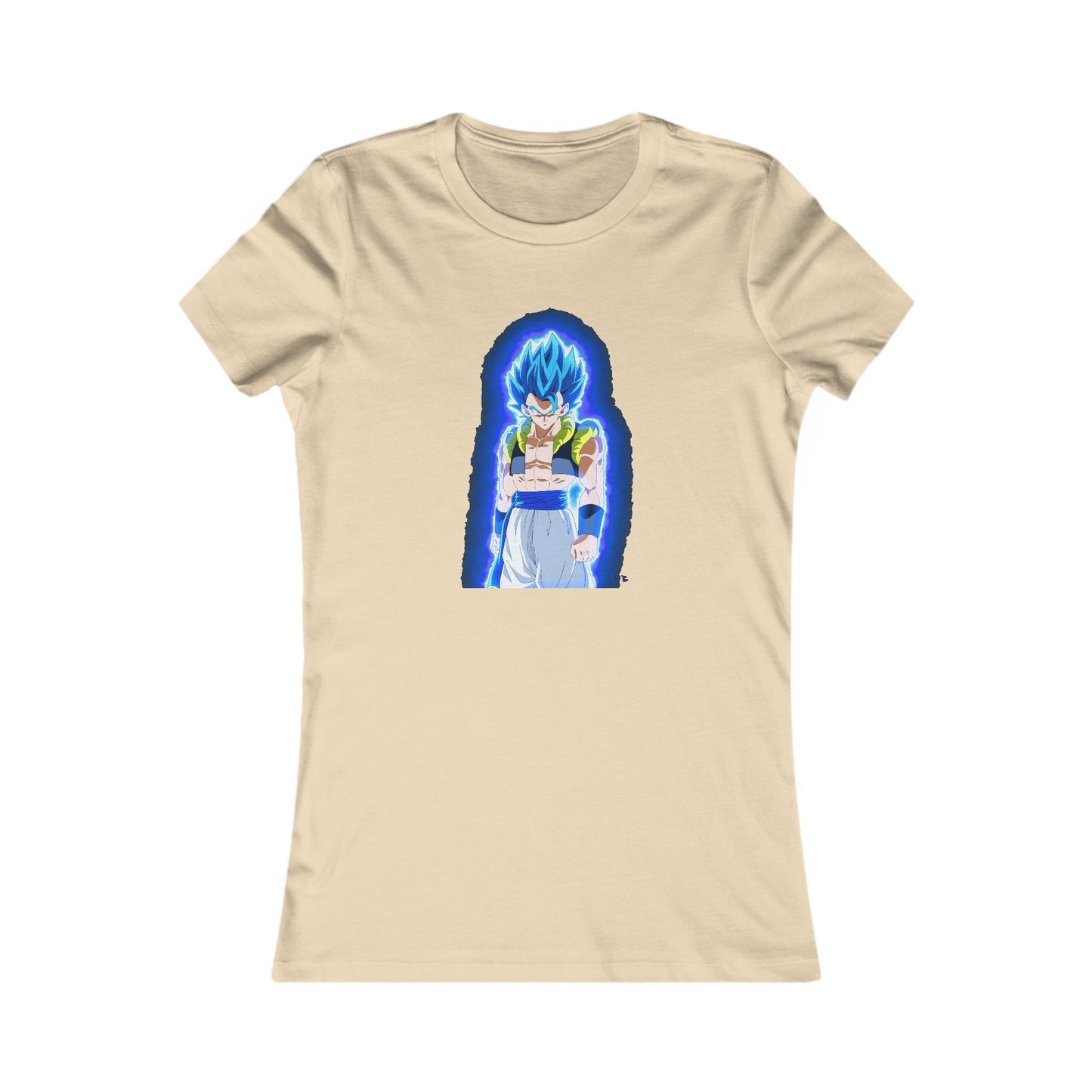 Superhero in Blue in max level (Women - Premium Cotton Tee)