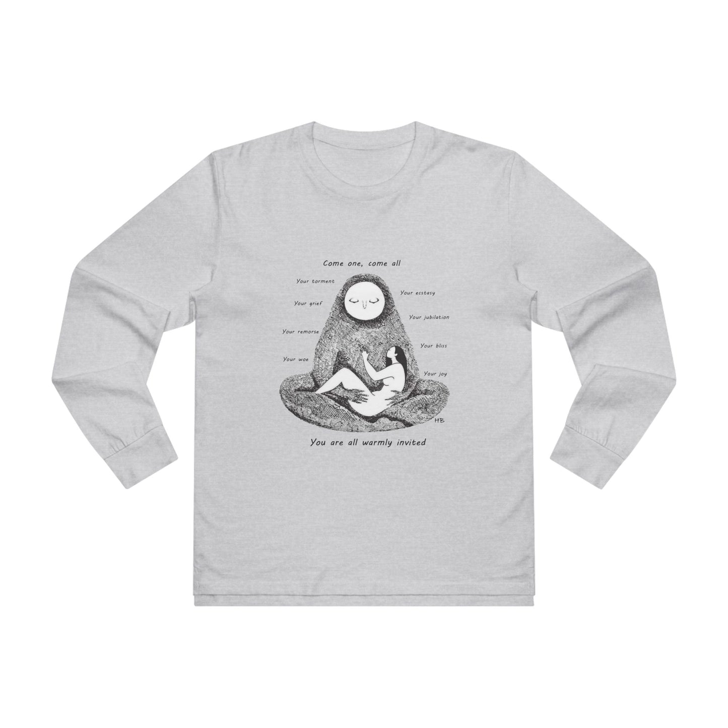Get Yours Now -- Come one, come all  (Men's Base Longsleeve Tee - All-Season Wear)