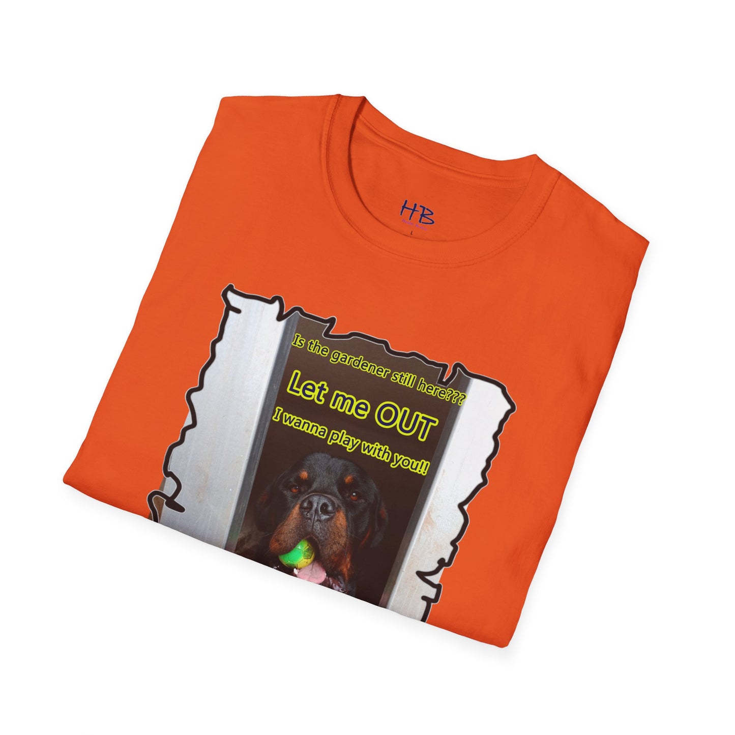 Luke (Male Rottie) with ball begging to play