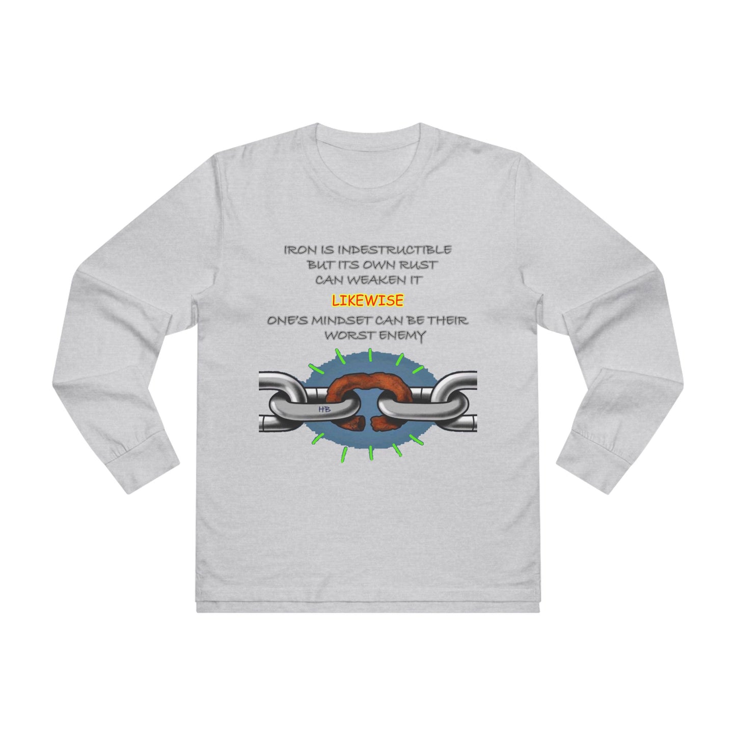 Get Yours Now -- Empowering Mental Resilience Mindset (Men's Base Longsleeve Tee - All-Season Wear)