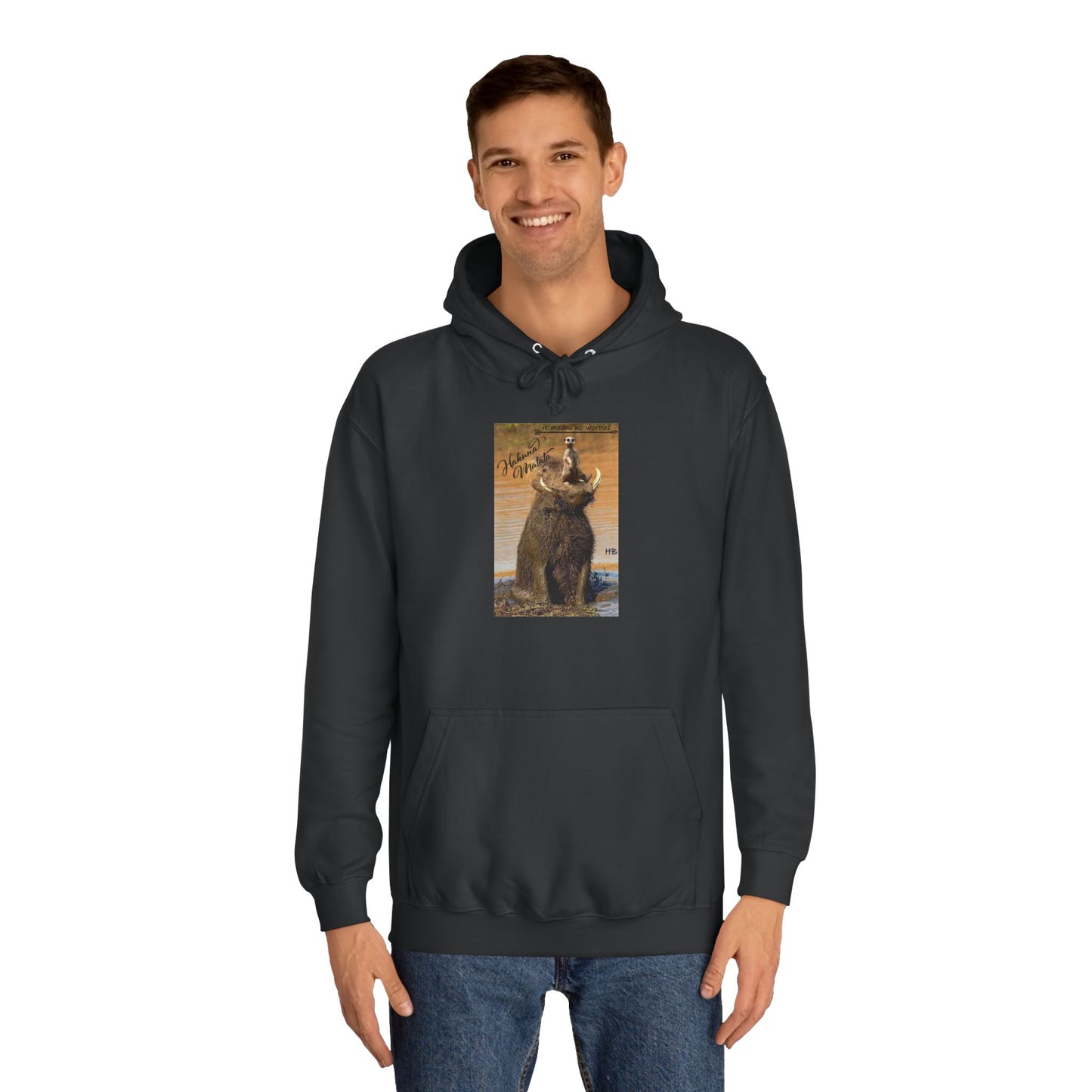 Smile Spark with Hakuna Matata Positivity Patrol Duo (Hoodie - Cozy and Durable)