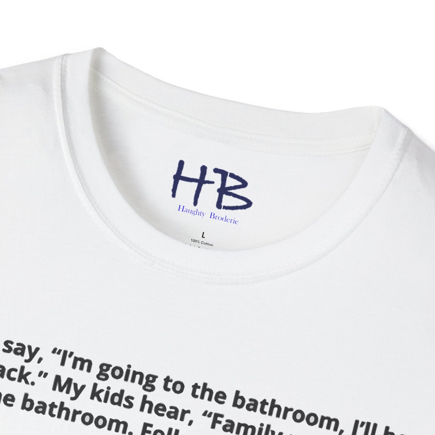 Family meetings in bathroom while mom is at the toilet