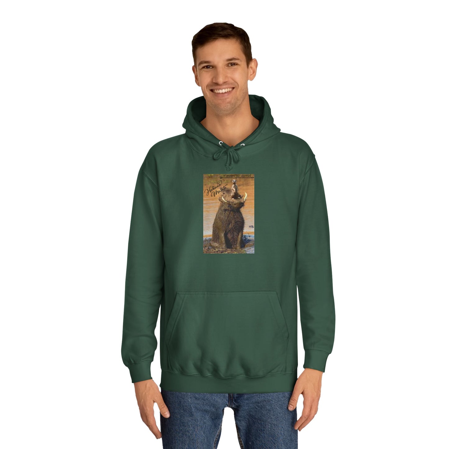 Smile Spark with Hakuna Matata Positivity Patrol Duo (Hoodie - Cozy and Durable)