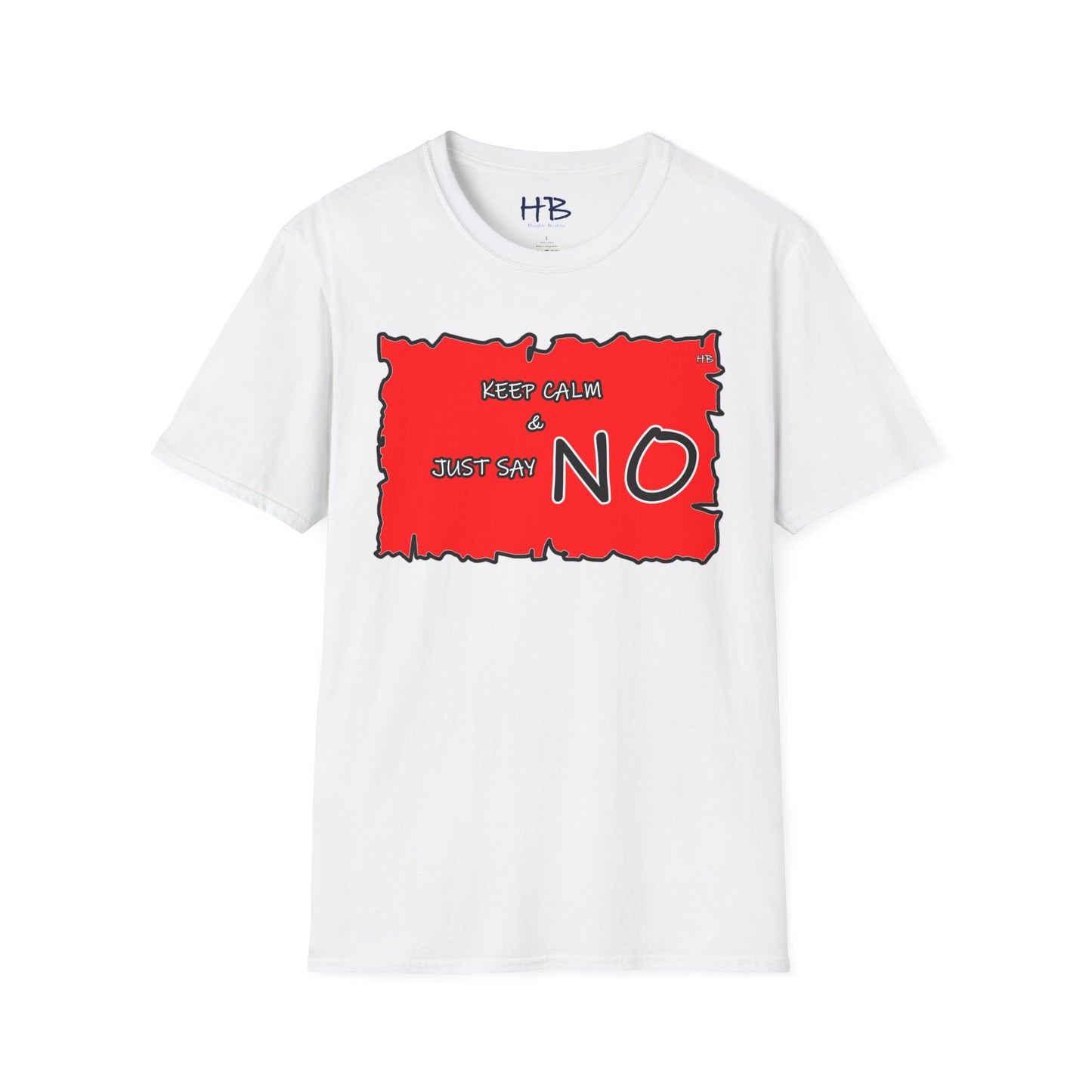 The Fearless Bold Red Attire with a Powerful Message; The 'NO' Declaration