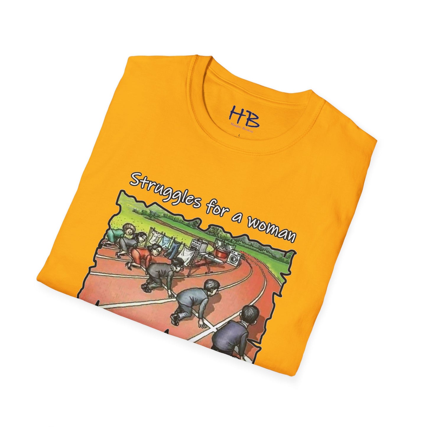 Empowerment in Motion Paving the Path; Championing Women's Journeys Equality in Every Stitch Struggling Silhouettes using A Feminist Allegory