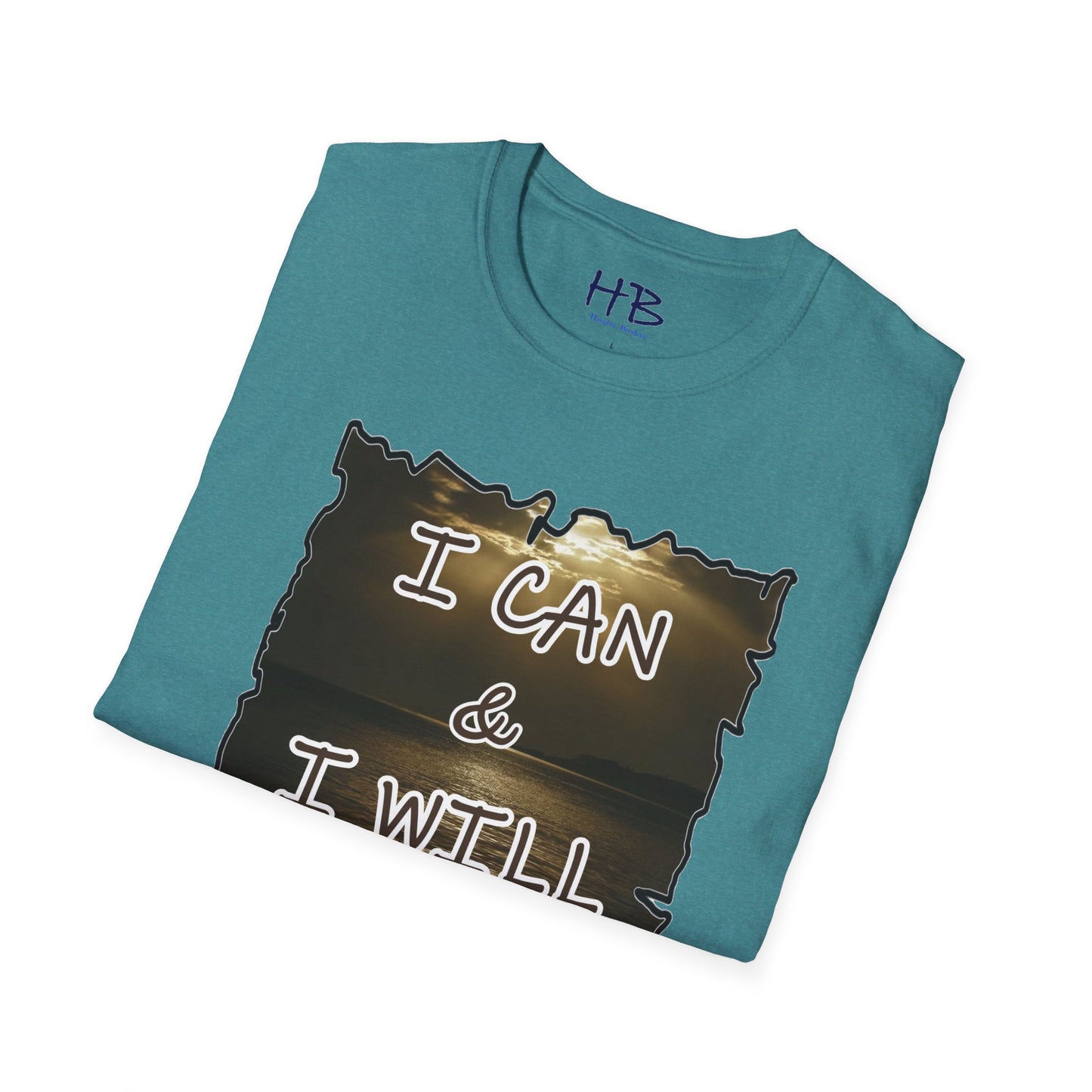 Unleashing the Empowering Emblem Inner Champion: Radiate Determination with Inspirational Style "I CAN & I WILL"