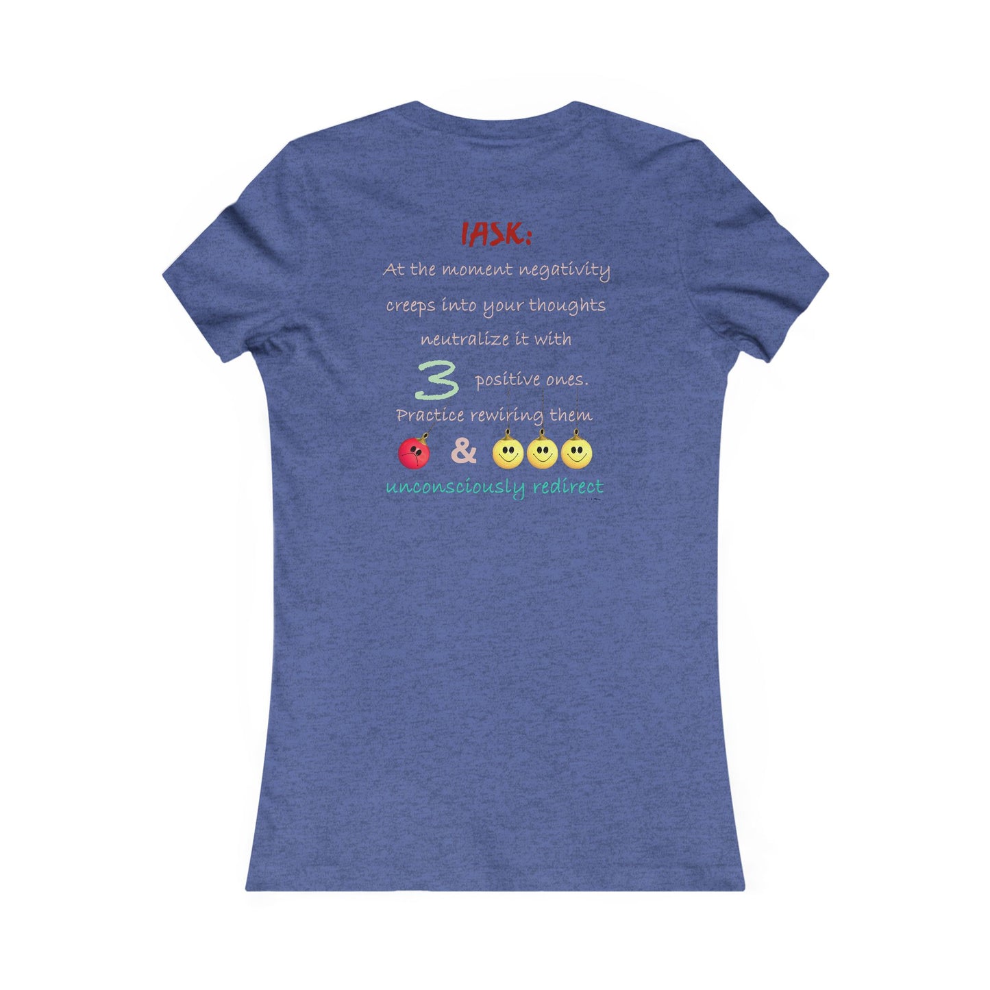 Positive Rewiring the Negativity Neutralizer Mindset (Women - Premium Cotton Tee)