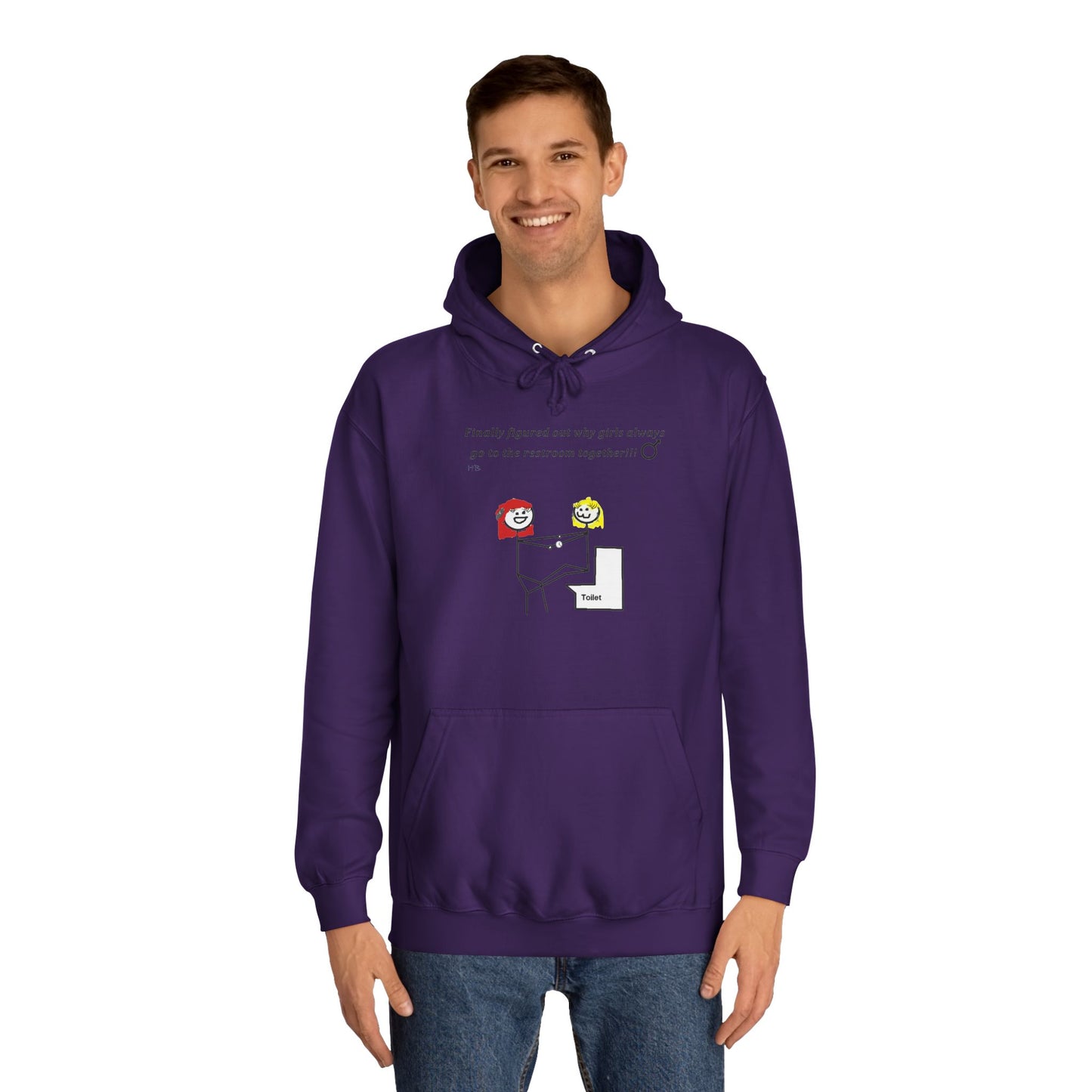 Get Yours Now -- Humorous Restroom Companions Revelations (Hoodie - Cozy and Durable)