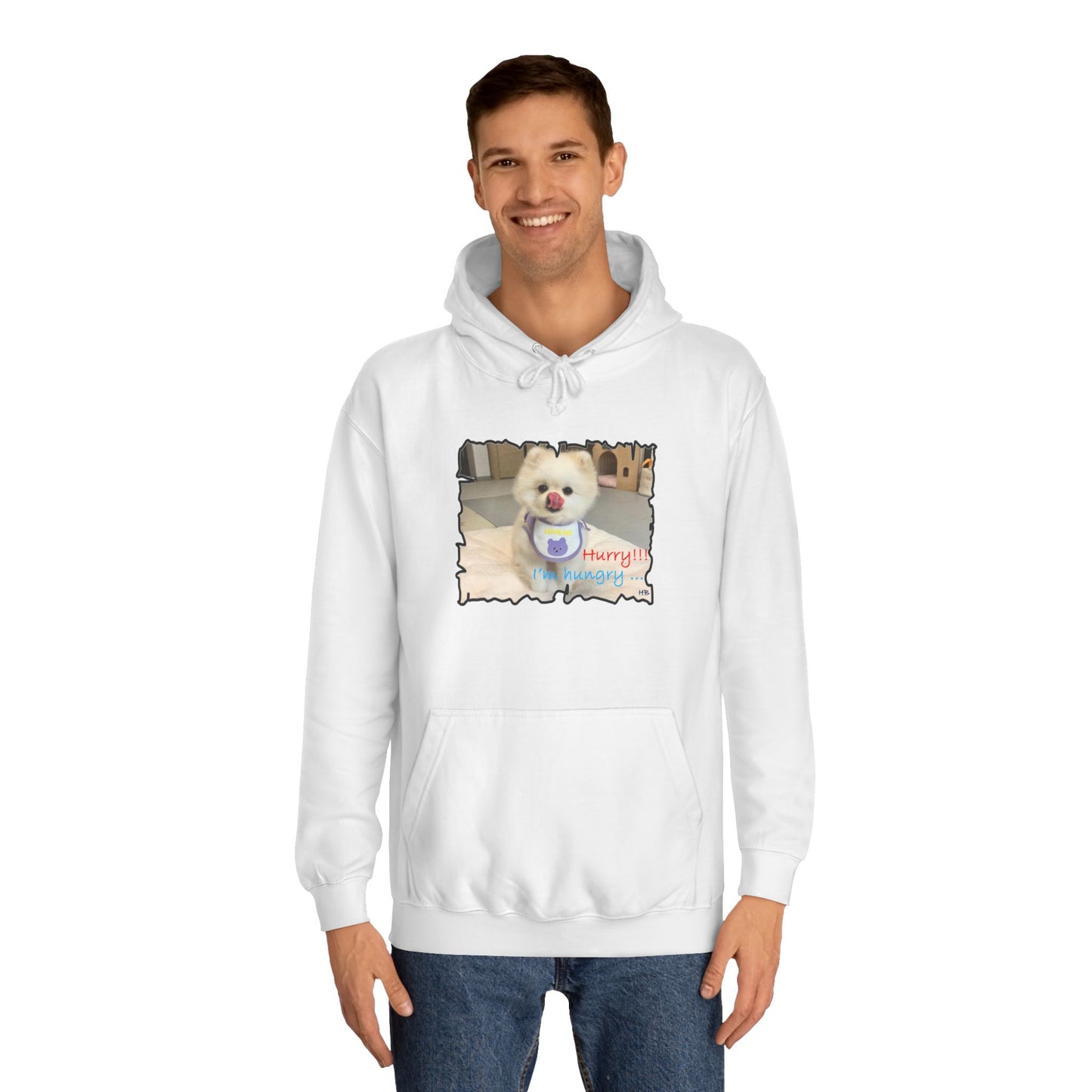 Bichon Maltese "Hurry, I'm hungry!!!" (Hoodie - Cozy and Durable)