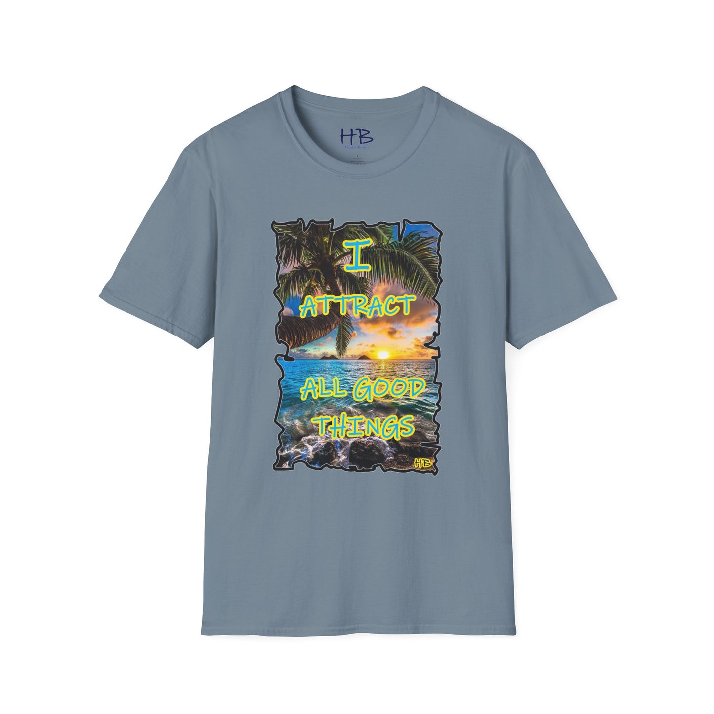 Ocean Sunset Affirmation Dreamscape; Affirmation Empowering Style who Attracts All Good Things