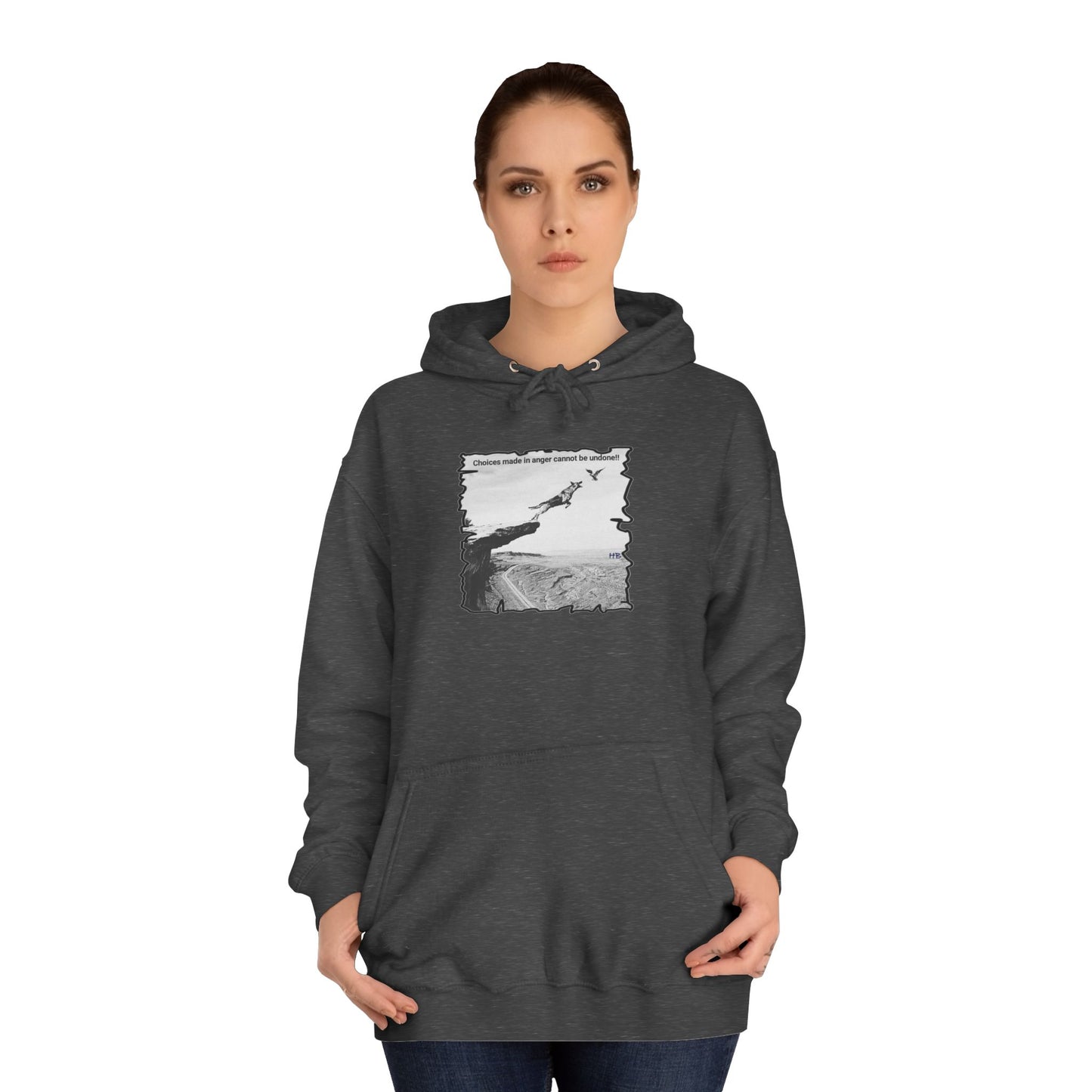 UnWise Woof Cliffhanger Choice Anger's Edge (Hoodie - Cozy and Durable)