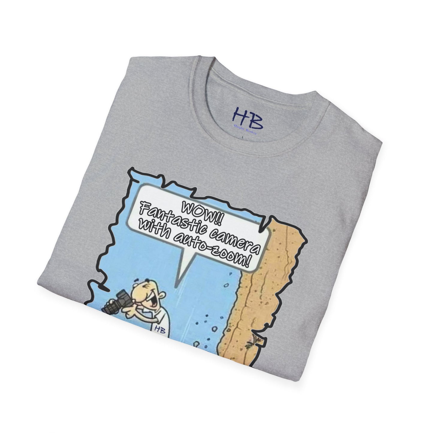 Zoomed Reality Cliffside Revelry; Falling Perspectives Real vs. Reel Present Moment