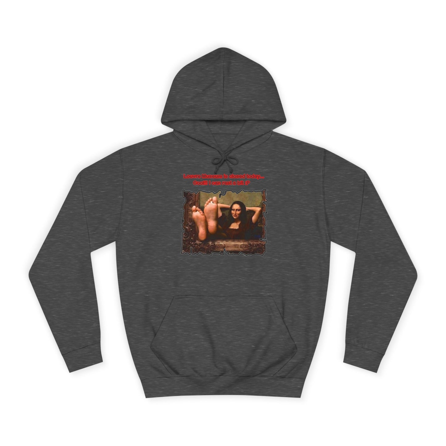 Get Yours Now -- Mischievous Playful Mona Lisa (Hoodie - Cozy and Durable)