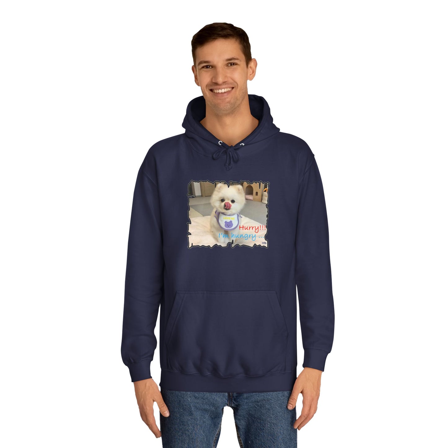 Bichon Maltese "Hurry, I'm hungry!!!" (Hoodie - Cozy and Durable)