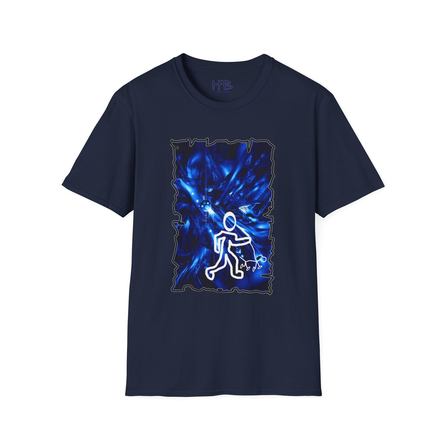 The Artistic Threads of Unity Elegance: Dark Blue and White Walking with  A Tale of Togetherness Purpose Stickman with dog