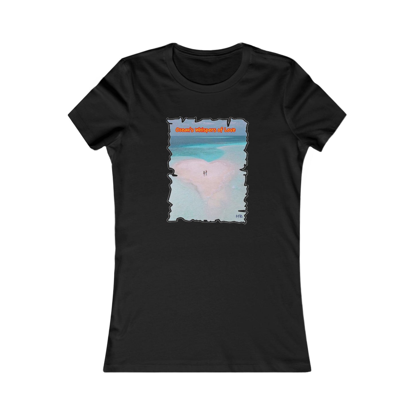 Mystical Sands: Love's Eternal Enchantment Ode to Love (Women - Premium Cotton Tee)
