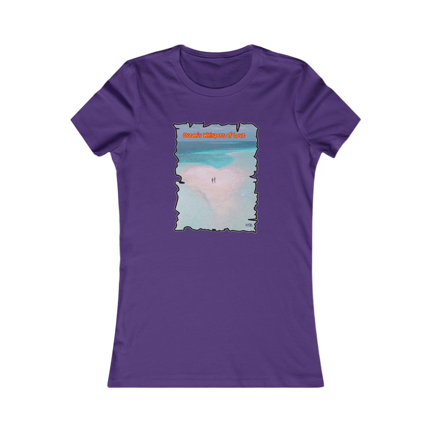 Mystical Sands: Love's Eternal Enchantment Ode to Love (Women - Premium Cotton Tee)