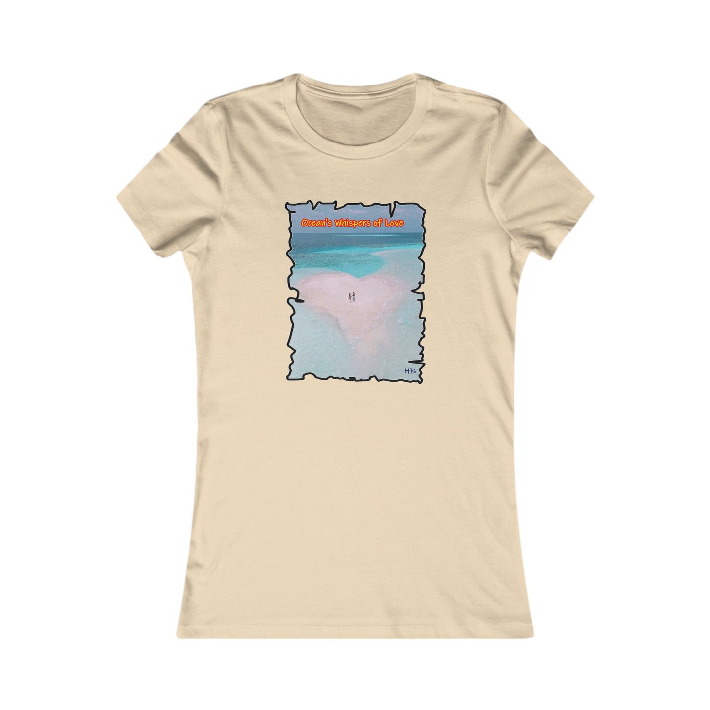 Mystical Sands: Love's Eternal Enchantment Ode to Love (Women - Premium Cotton Tee)