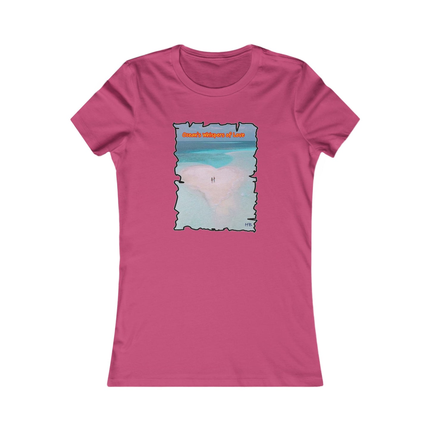 Mystical Sands: Love's Eternal Enchantment Ode to Love (Women - Premium Cotton Tee)