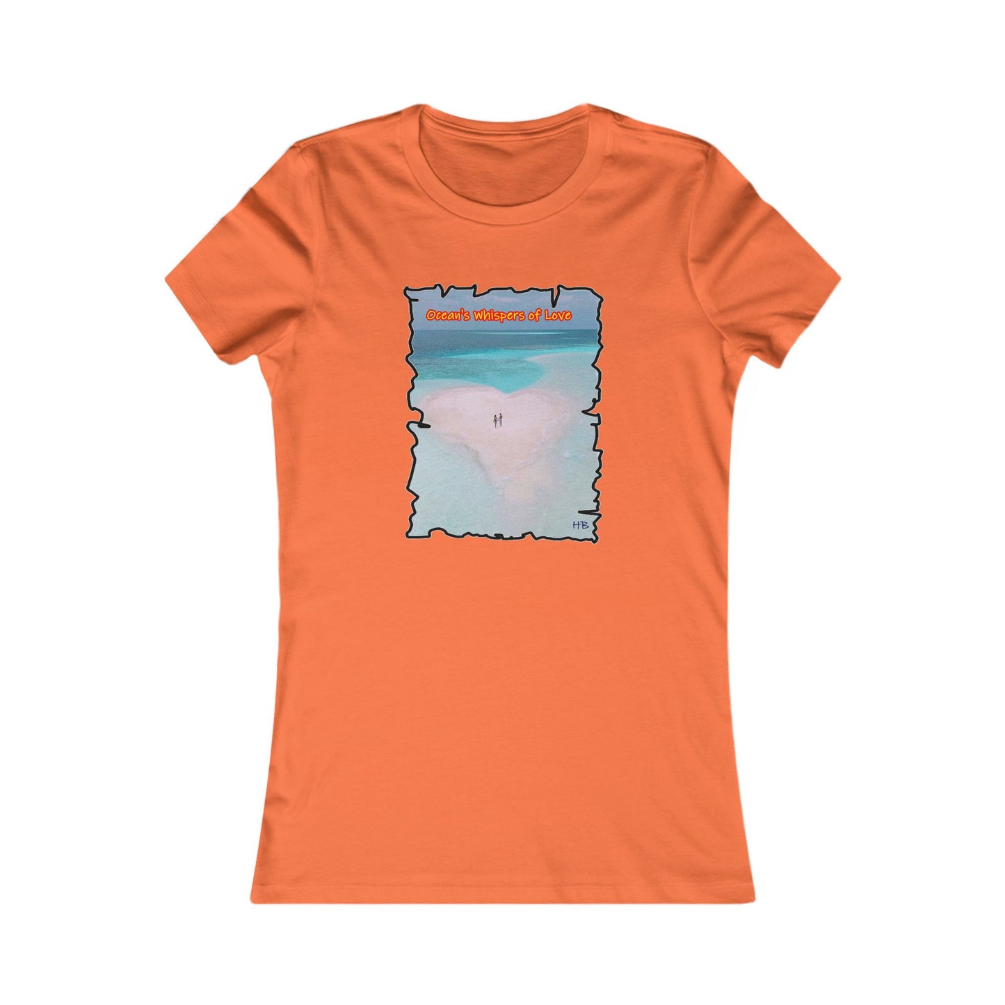 Mystical Sands: Love's Eternal Enchantment Ode to Love (Women - Premium Cotton Tee)